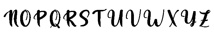 Handley2 Font UPPERCASE