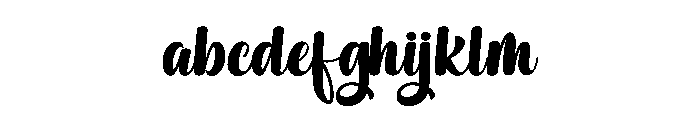 Handley2 Font LOWERCASE