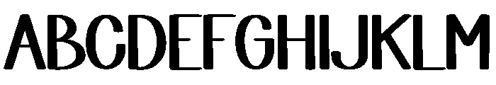 Handmade Aesthetical Font UPPERCASE