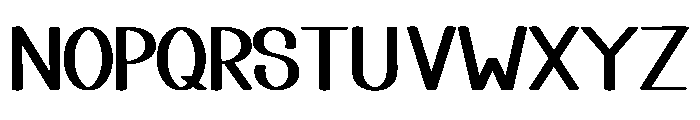 Handmade Aesthetical Font UPPERCASE