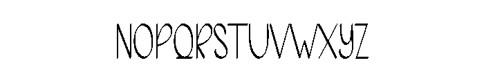 Handmade Calligraphy Font LOWERCASE