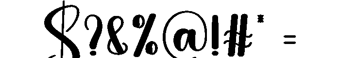 Handmade Market Font OTHER CHARS