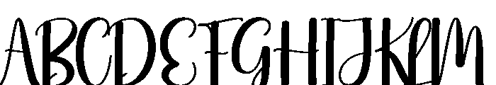 Handmade Market Font UPPERCASE