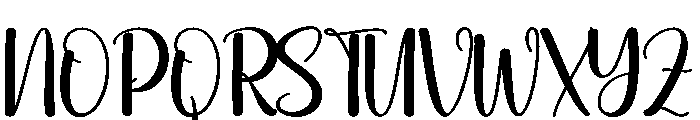 Handmade Market Font UPPERCASE