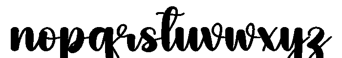 Handmade Market Font LOWERCASE