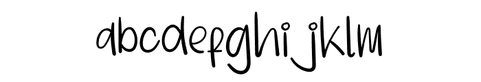 Handmade Signature Font LOWERCASE