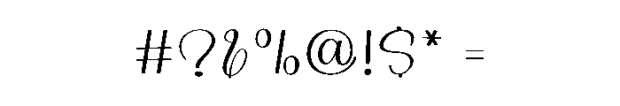Handmade1 Font OTHER CHARS