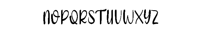 Handmade1 Font UPPERCASE