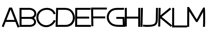 Handorty Font UPPERCASE