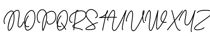 Handoyo Signature personal use Font UPPERCASE