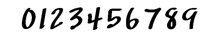 Handron Solid Marker Font OTHER CHARS