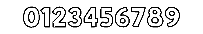 Handron Solid Stroke Font OTHER CHARS