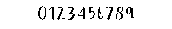 Hands On Regular Font OTHER CHARS