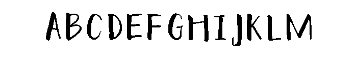 Hands On Regular Font UPPERCASE