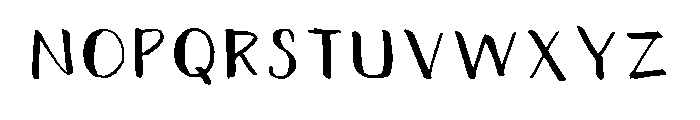 Hands On Regular Font UPPERCASE