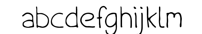 Handschrift Font LOWERCASE