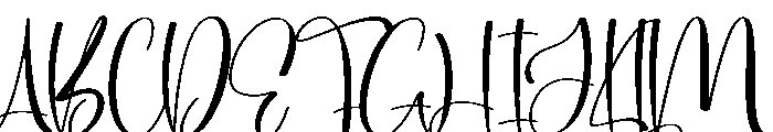Handsome3 Font UPPERCASE