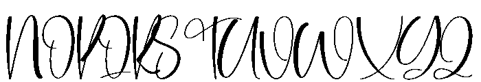 Handsome3 Font UPPERCASE