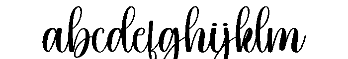 Handsome3 Font LOWERCASE