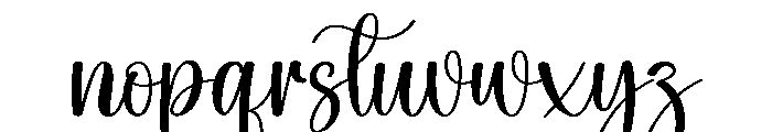Handsome3 Font LOWERCASE