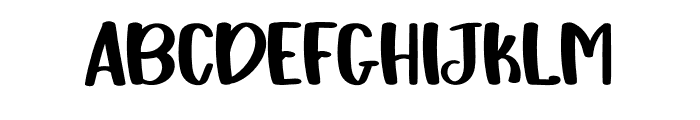 Handwash Font UPPERCASE
