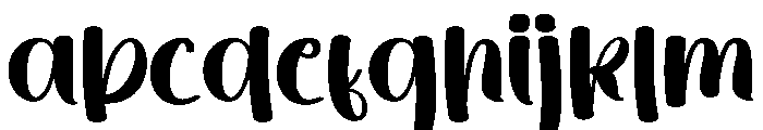 Handwork1 Font LOWERCASE