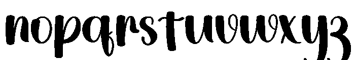 Handwork1 Font LOWERCASE