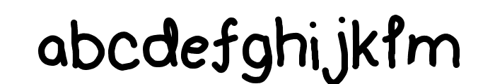 Handwriting 4 by CA Font LOWERCASE