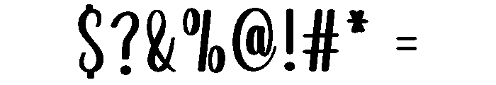 Handwriting Grandma Font OTHER CHARS