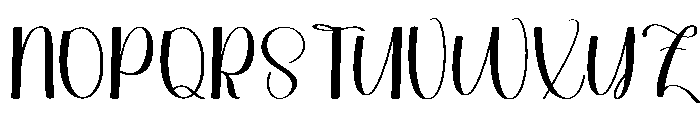 Handwriting Grandma Font UPPERCASE