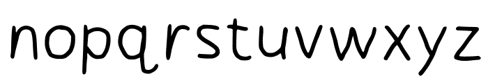 Handwriting Main Regular Font LOWERCASE