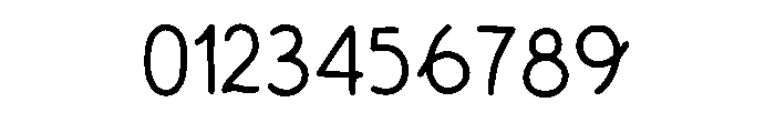 Handwriting Nia Gichi Regular Font OTHER CHARS