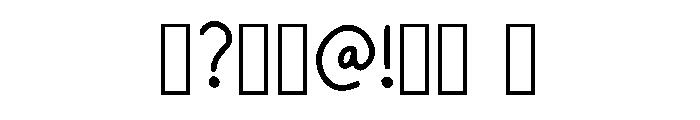 Handwriting Nia Gichi Regular Font OTHER CHARS