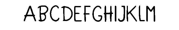 Handwriting Nia Gichi Regular Font UPPERCASE