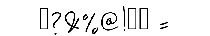 Handwriting Studiodehoo Regular Font OTHER CHARS