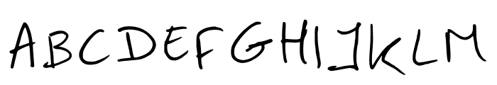 Handwriting Studiodehoo Regular Font UPPERCASE