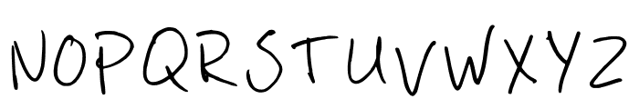 Handwriting Studiodehoo Regular Font UPPERCASE