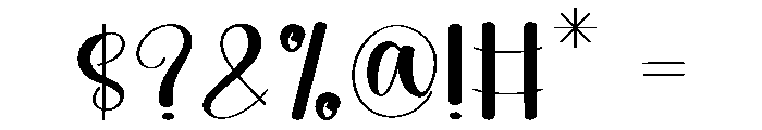 Handwriting2 Font OTHER CHARS