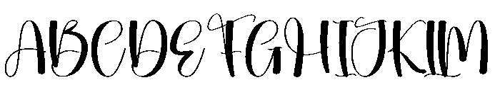 Handwriting2 Font UPPERCASE