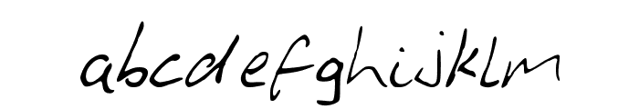 HandwritingOPB Font LOWERCASE