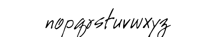 Handwriting Font LOWERCASE