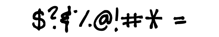 !!! Handwritingg <3 Font OTHER CHARS