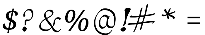 Handwritten Font 1 Font OTHER CHARS