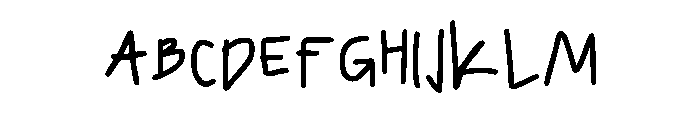 Handwrtsc Regular Font UPPERCASE