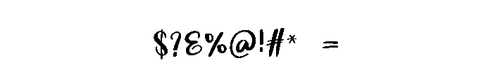 Handy Font OTHER CHARS