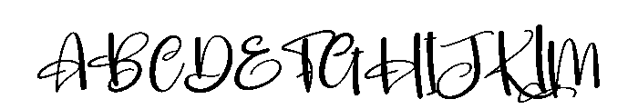 Handy Font UPPERCASE