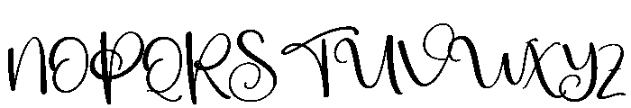 Handy Font UPPERCASE