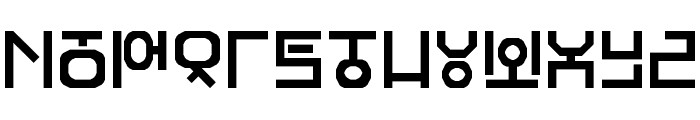 Hangeul Lookslike Regular Font UPPERCASE