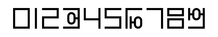 Hangeul Simplify Regular Font OTHER CHARS