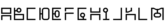Hangeul Simplify Regular Font UPPERCASE